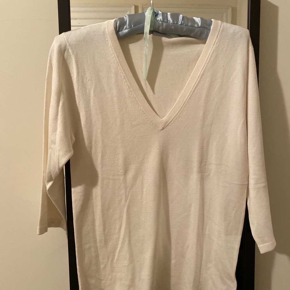 La Perla V neck top